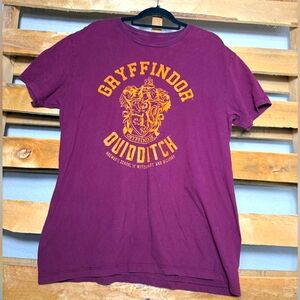 Gryffindor Quidditch Burgundy T-Shirt Size:XL